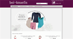 Desktop Screenshot of bei-knuefis.de